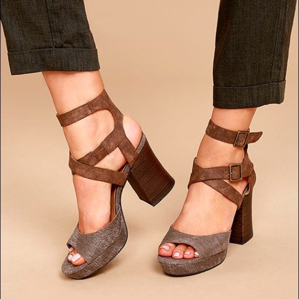 Platform Chunky Heel Sandal